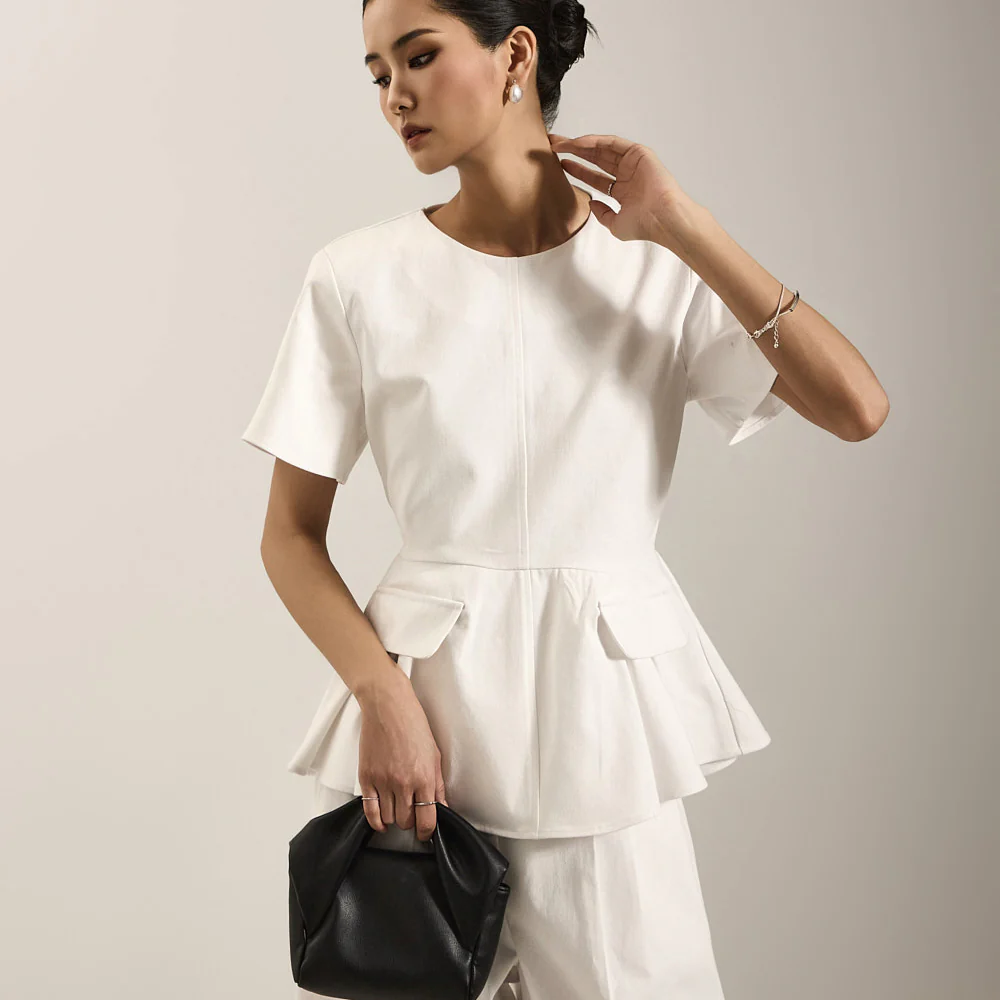 B3047 Ruffle Blouse - Image 2