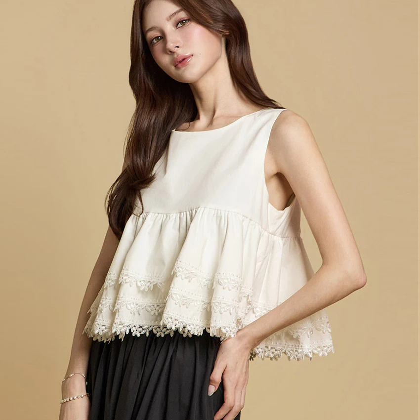 B3093 Tiered Blouse - Image 2