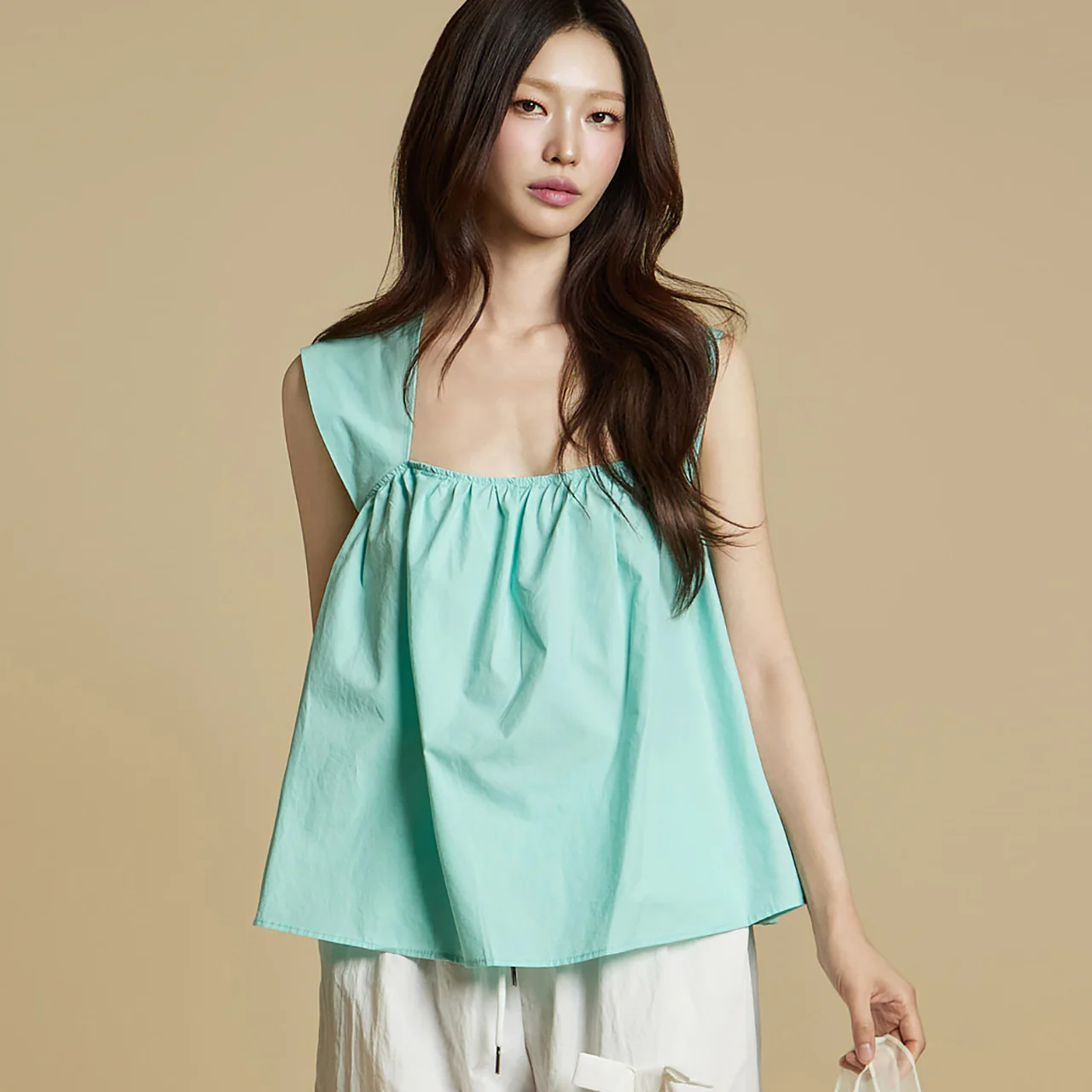 B3105 Shirring Blouse - Image 2