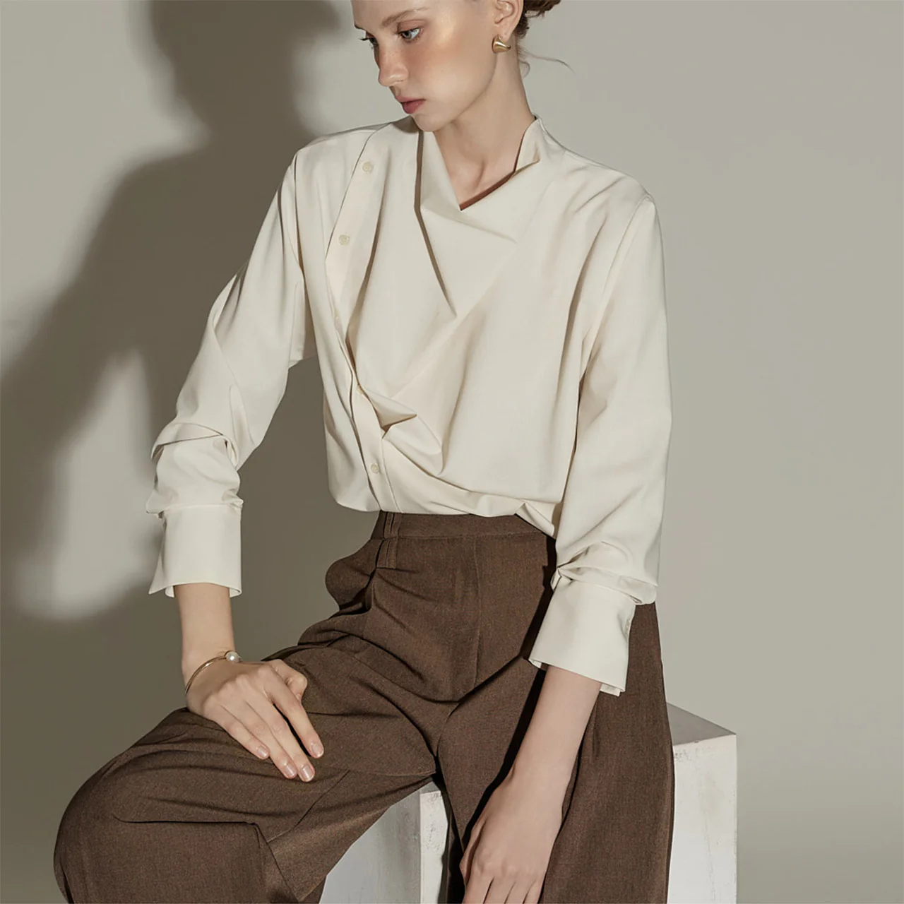 B3140 Shirts with Side Button - Image 2