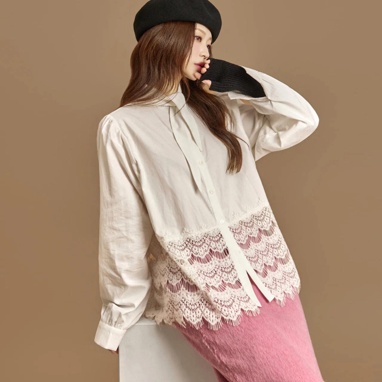 B3147 Lace Blouse - Image 2