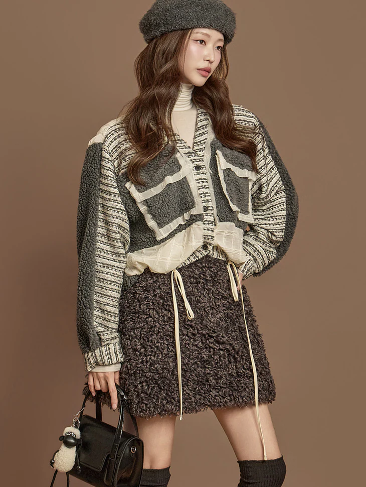 B3152 Tweed Blouse