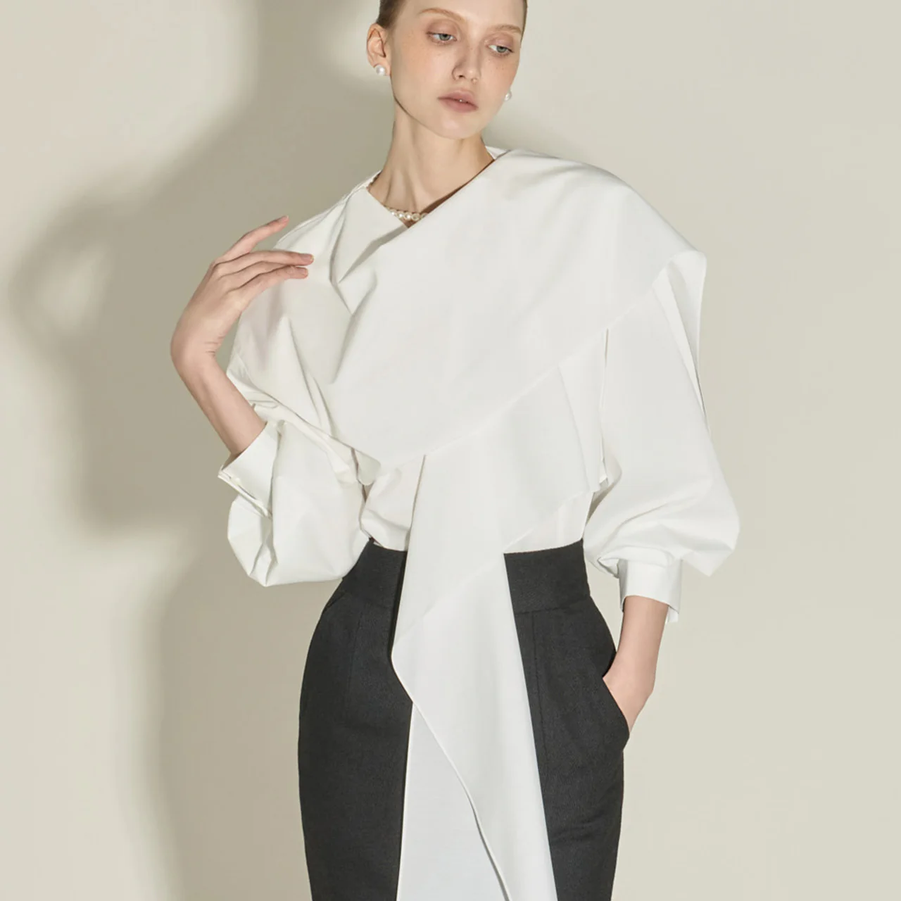B3156 Frill Blouse - Image 2