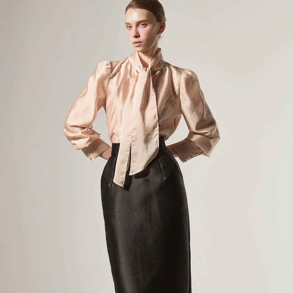 B3182 Scarf Blouse - Image 2