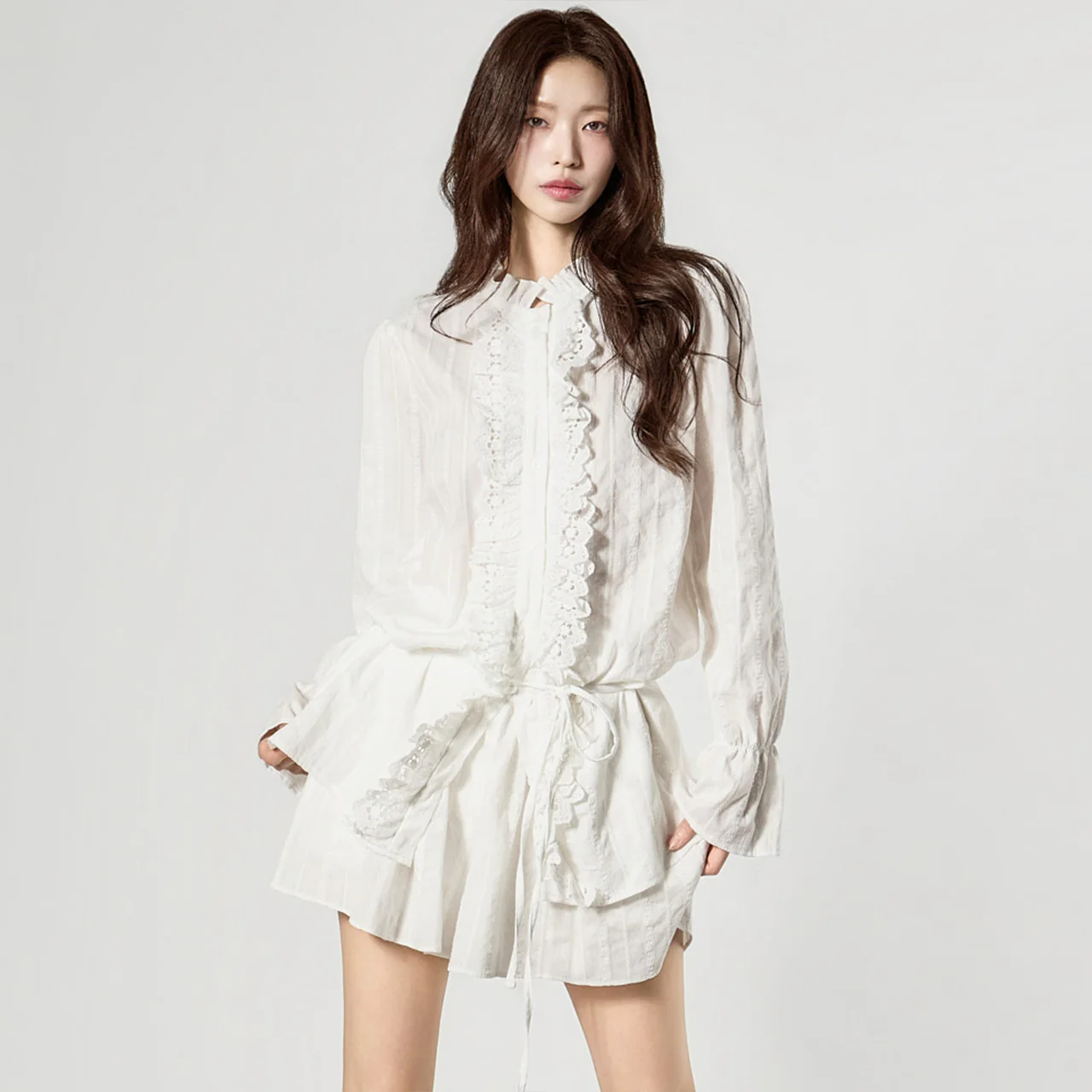 B3184 Frill Blouse - Image 2
