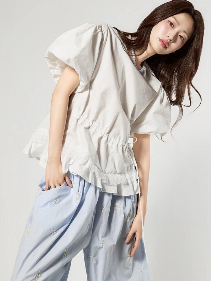 B3186 Puff Blouse