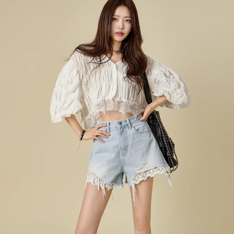 B3193 Lace Blouse - Image 2