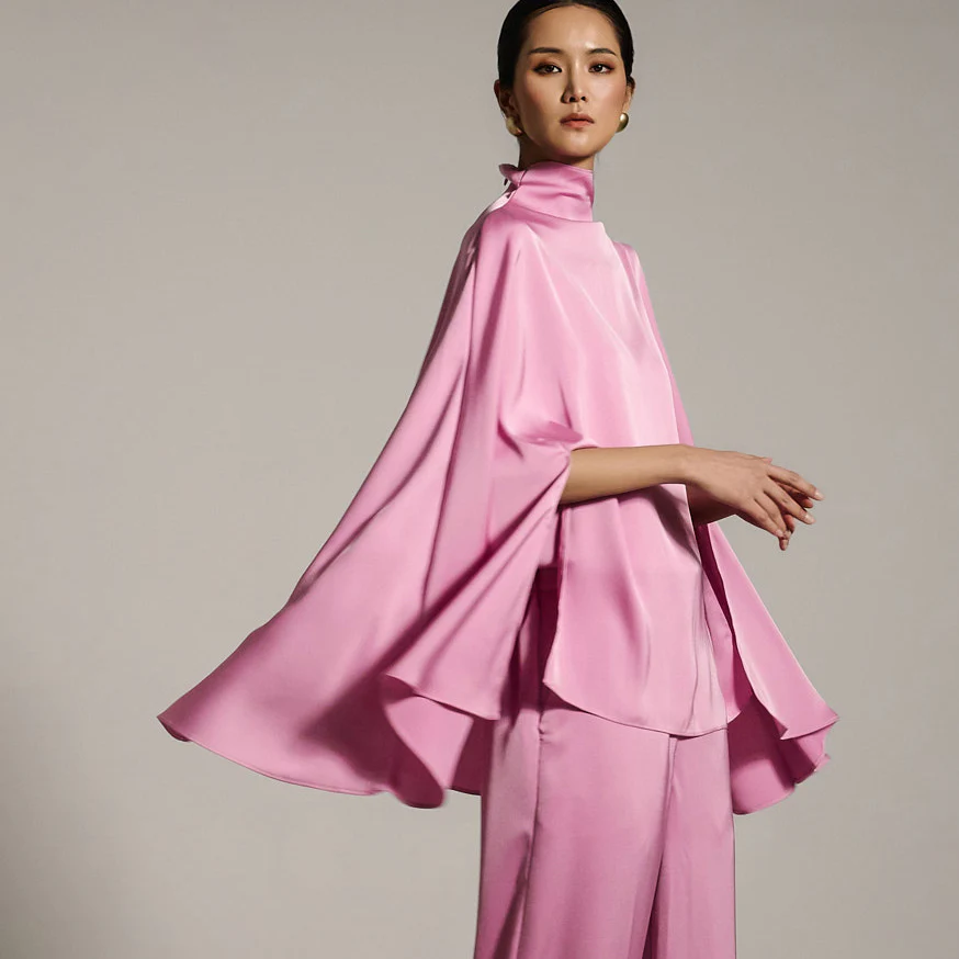 B9190 Cape Blouse - Image 2