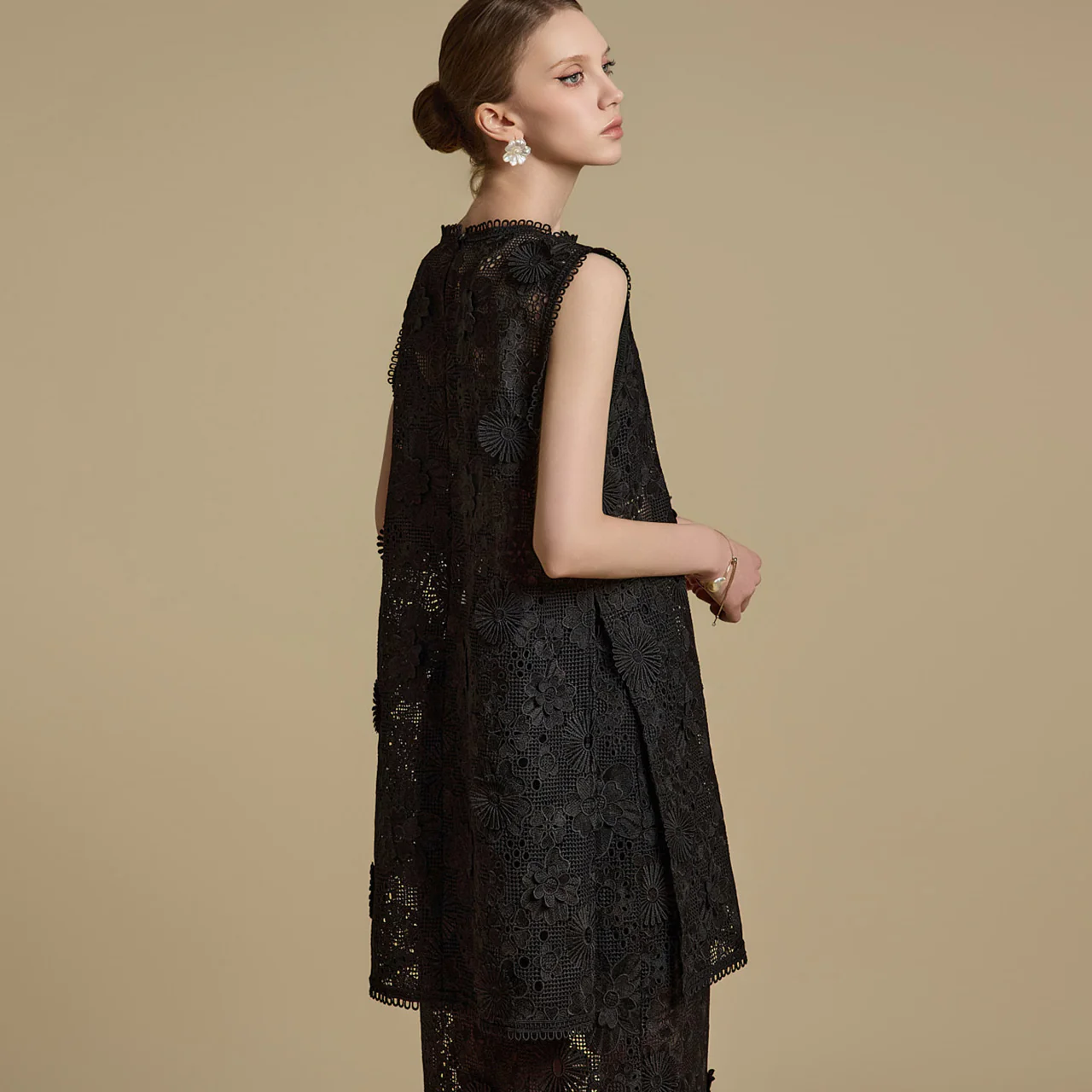 B9192 Lace Embroidered Blouse - Image 2