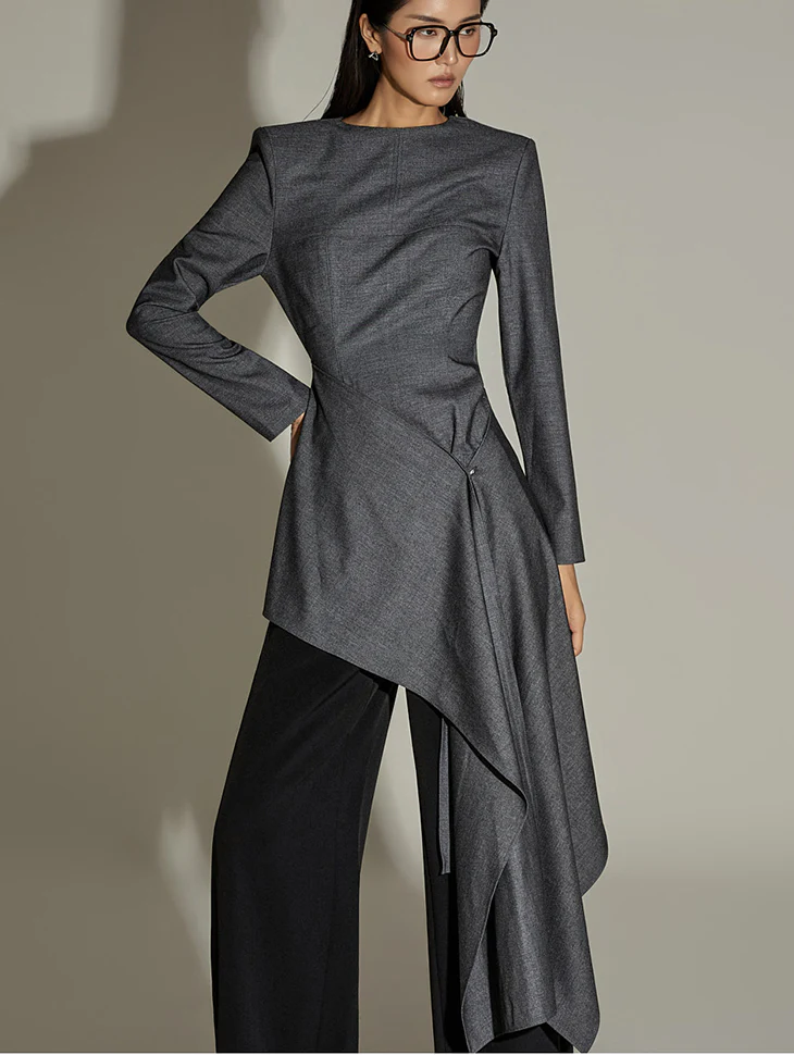 B9194 Drape Blouse