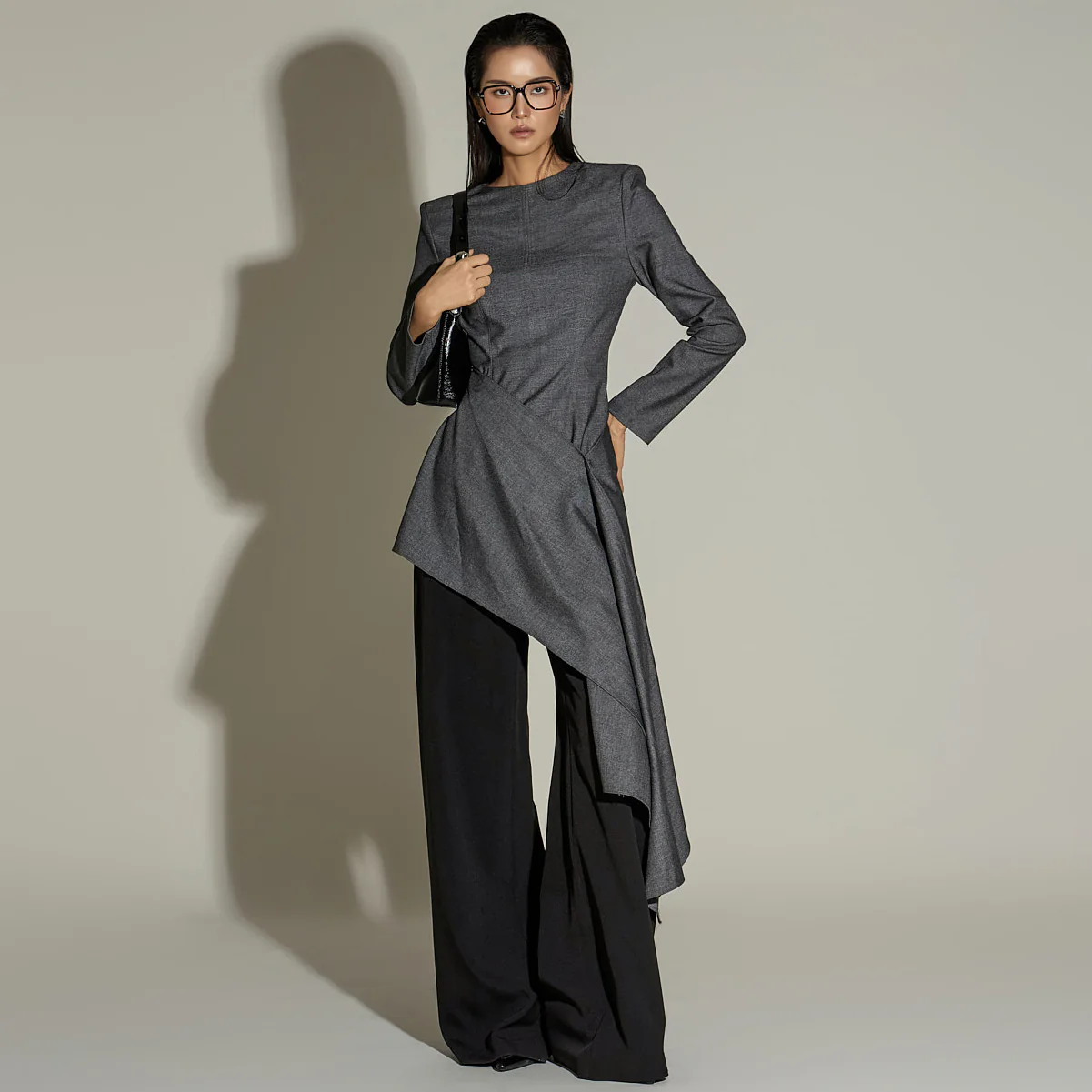 B9194 Drape Blouse - Image 2