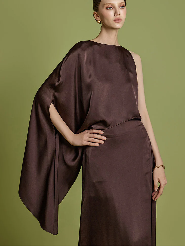 B9197 Asymmetric Blouse