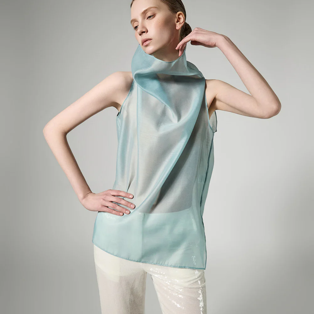 B9205 Organza Blouse - Image 2
