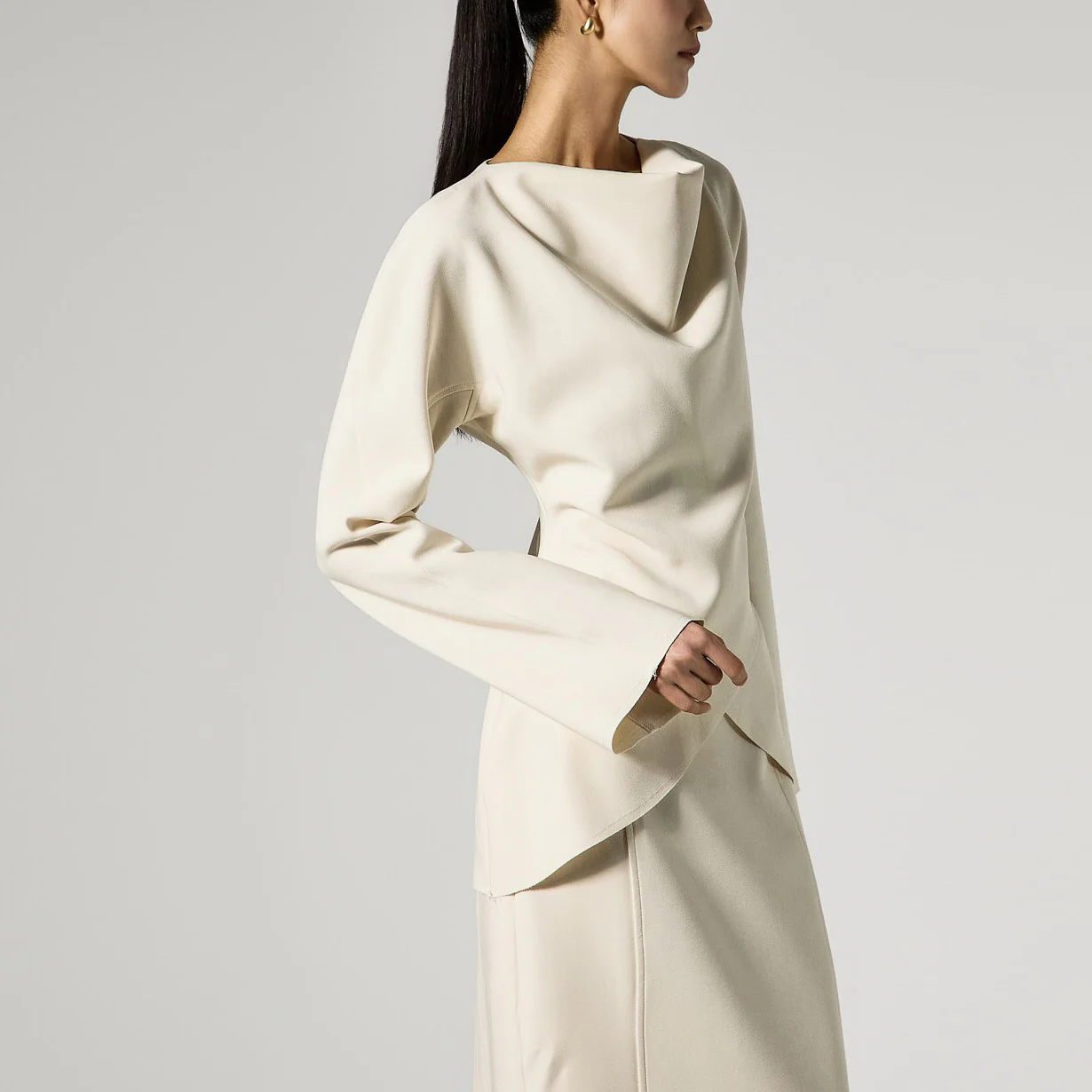 B9208 Drape Blouse - Image 2