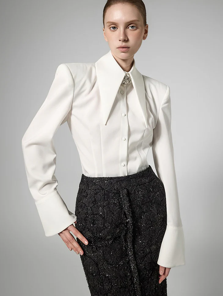 B9212 Collar Blouse