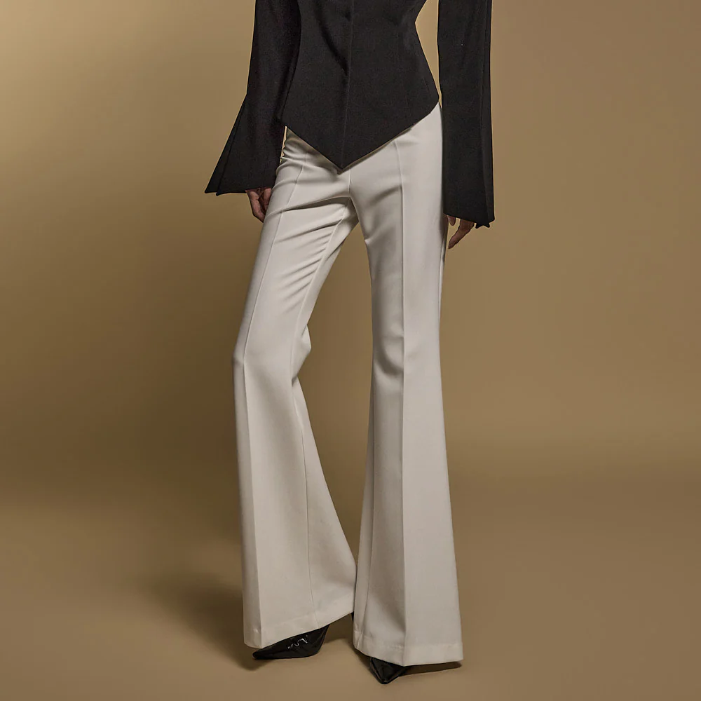 P9058  High-Waist Flared Slacks - Image 2