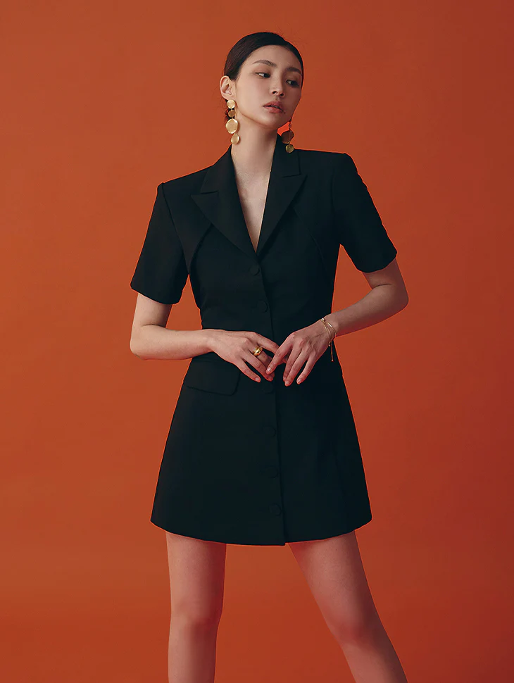 D4695 Bolero Mini Dress