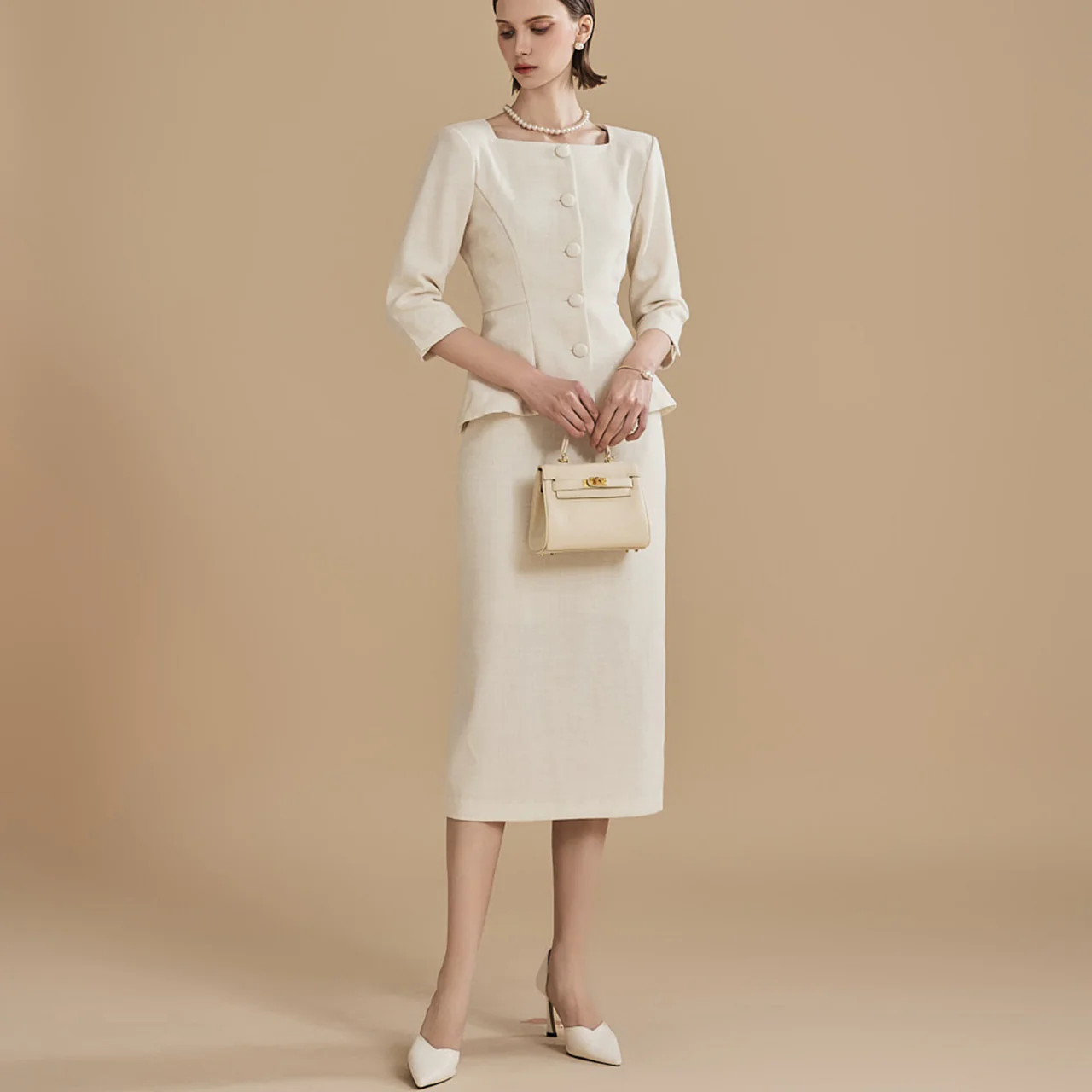 D4949 Jacket and Skirt Two-piece - Image 2