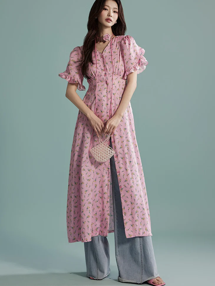 D4962 Rose Dress