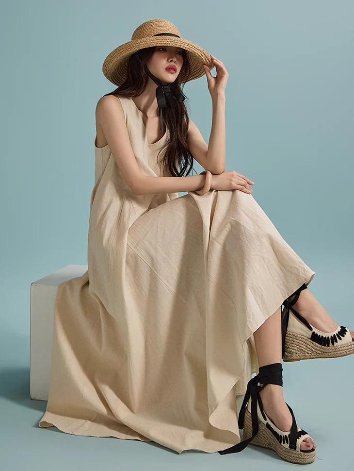 D5009 Linen Dress
