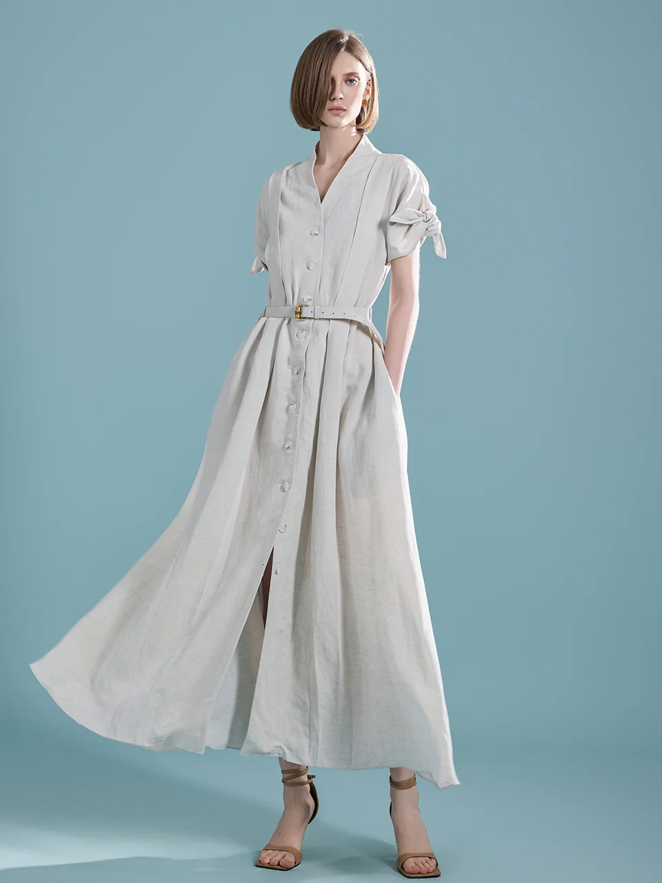 D5018 Dress with Belt