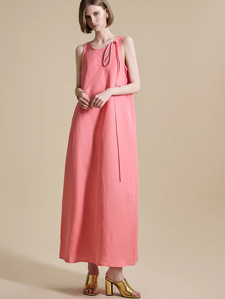 D5019 Linen Dress
