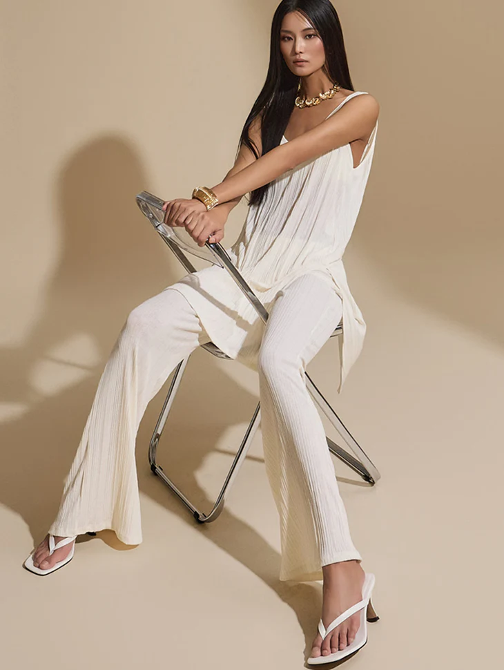 D5025 Pleated Two-Piece