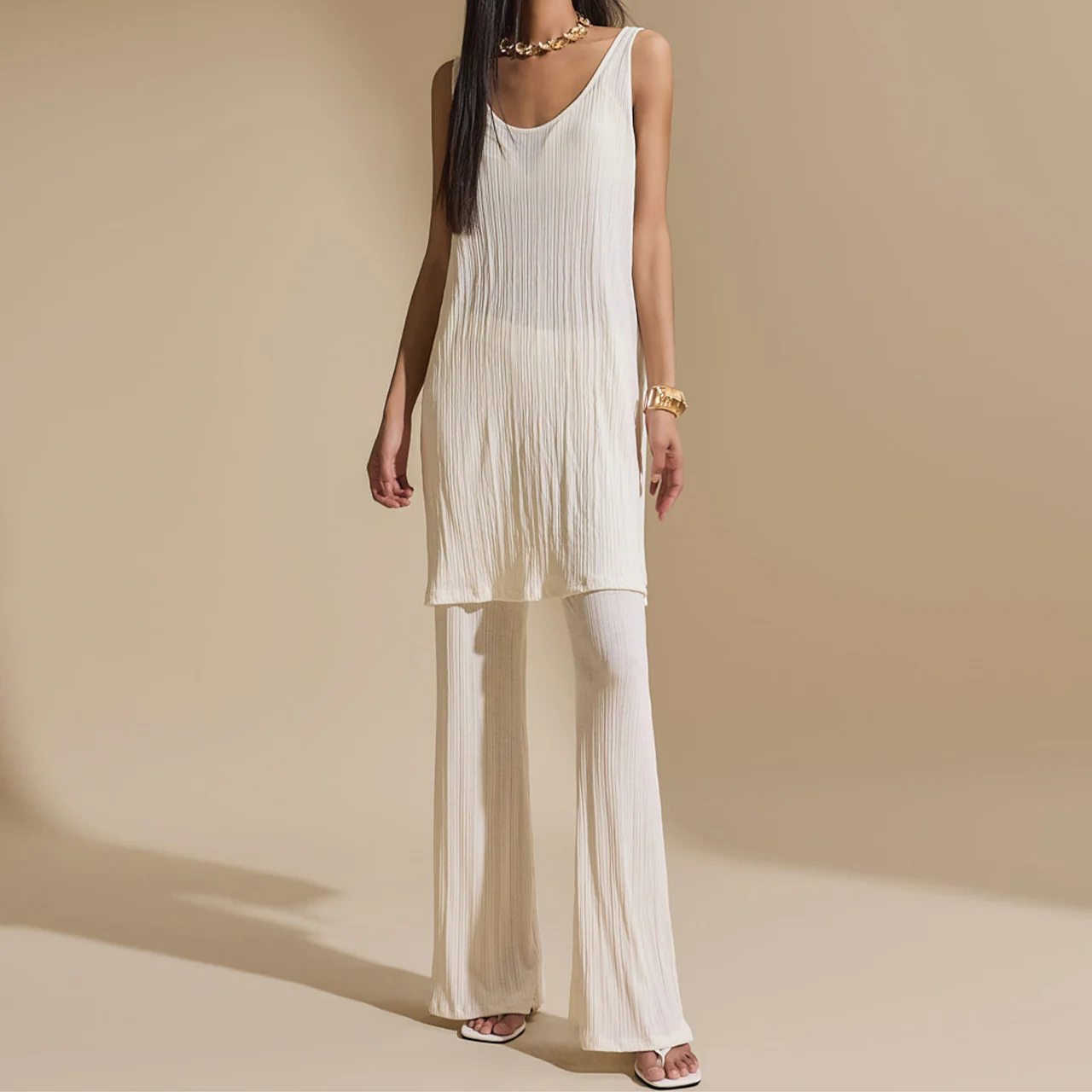 D5025 Pleated Two-Piece - Image 2