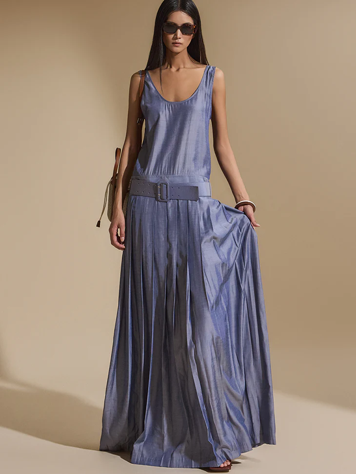 D5028 Dress with Belt