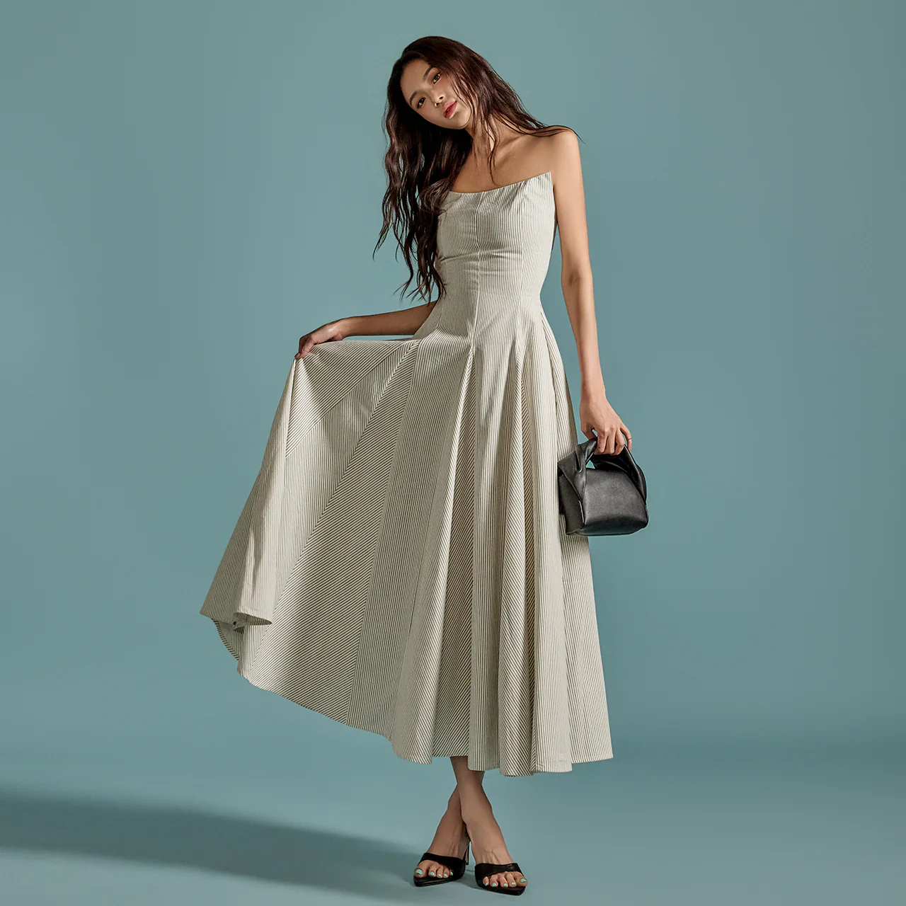 D5065 Striped Dress - Image 2