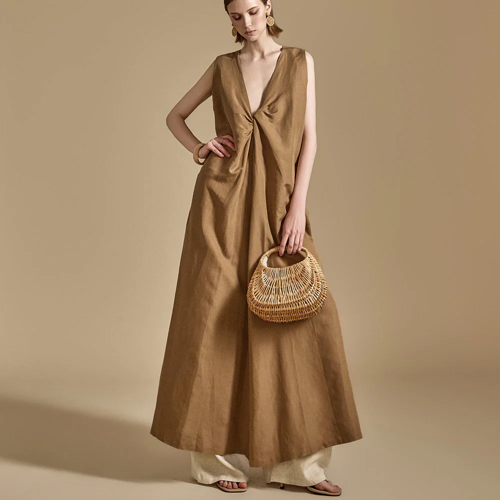 D5067 Linen Twist Dress - Image 2