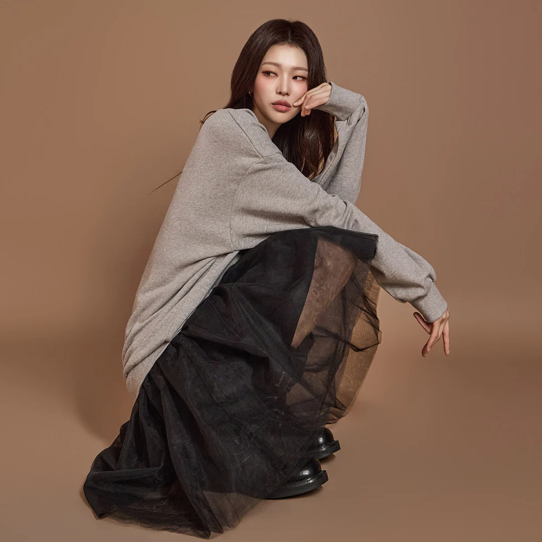 D5097 Sweatshirt Dress - Image 2
