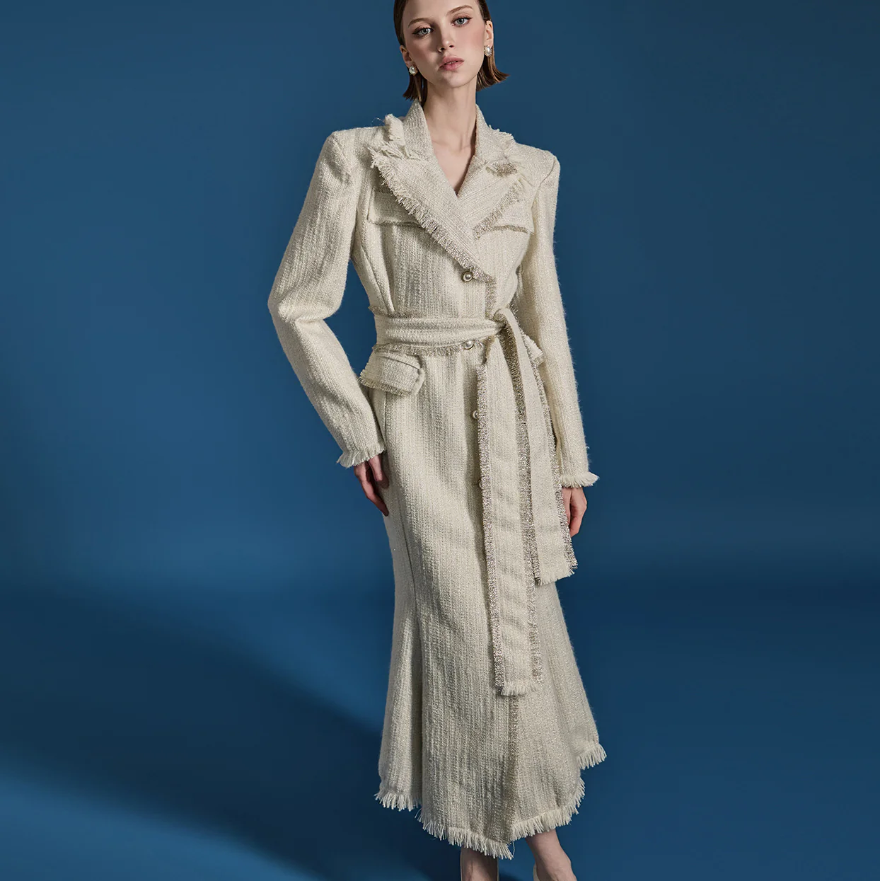 D5144 Fringe Dress With Belt - Image 2