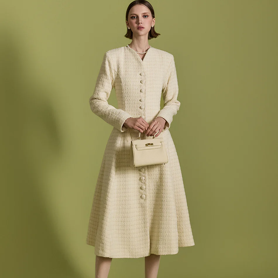 D5157 Tweed Dress - Image 2