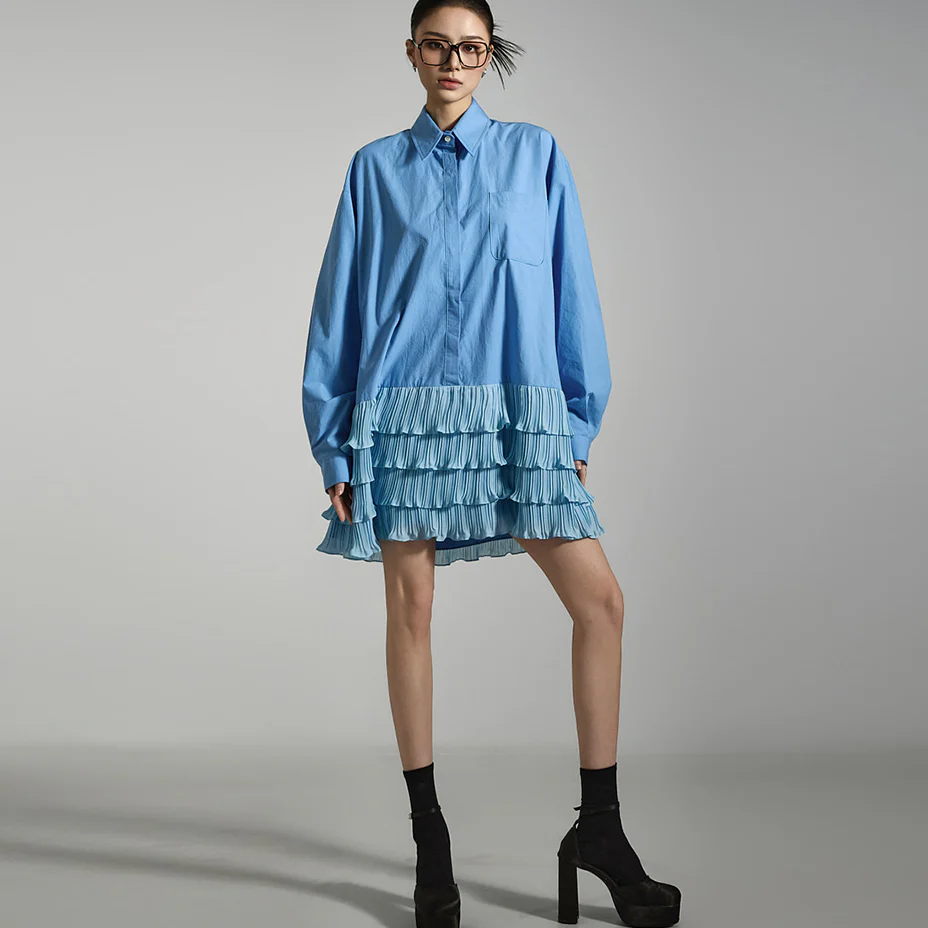 D5188 Tiered Shirt Dress - Image 2
