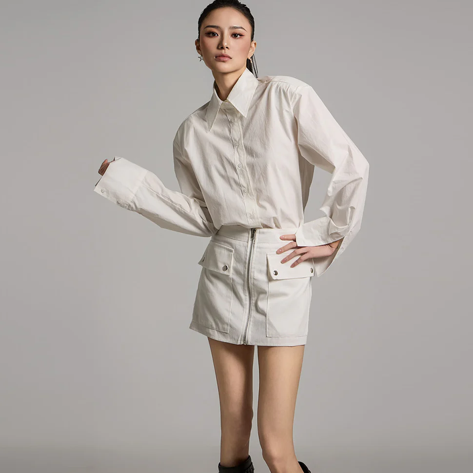 D5201 Mini Shirt Dress - Image 2