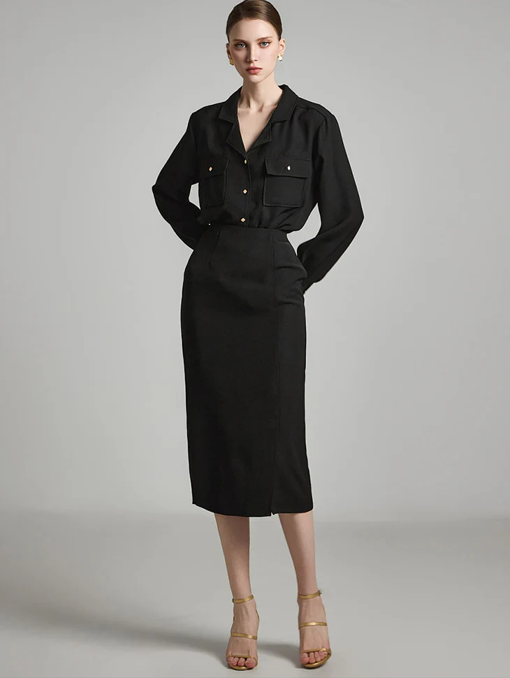 D5212 Shirt Two Piece Set