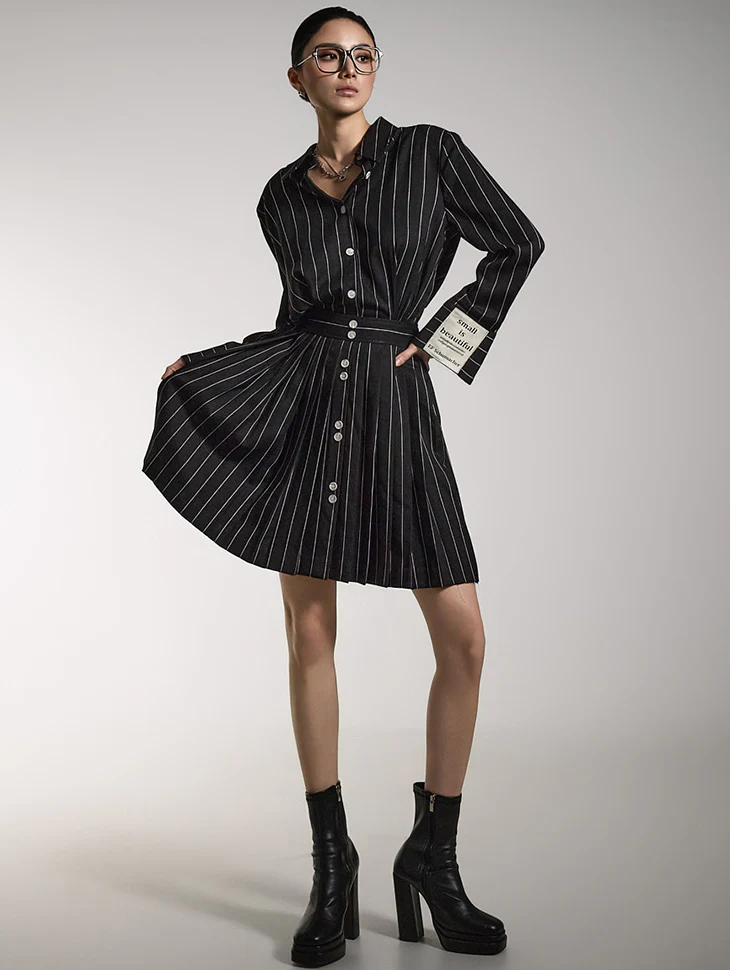 D5217 Shirt Mini Dress