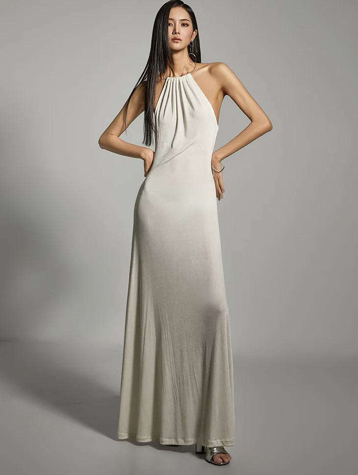 D5231 Multi-Way Halterneck Dress