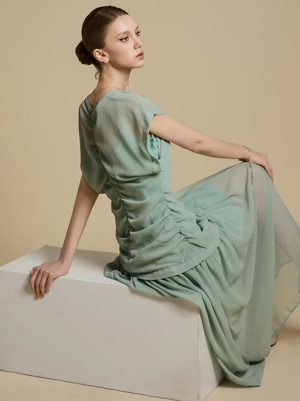 D5233 Chiffon Dress