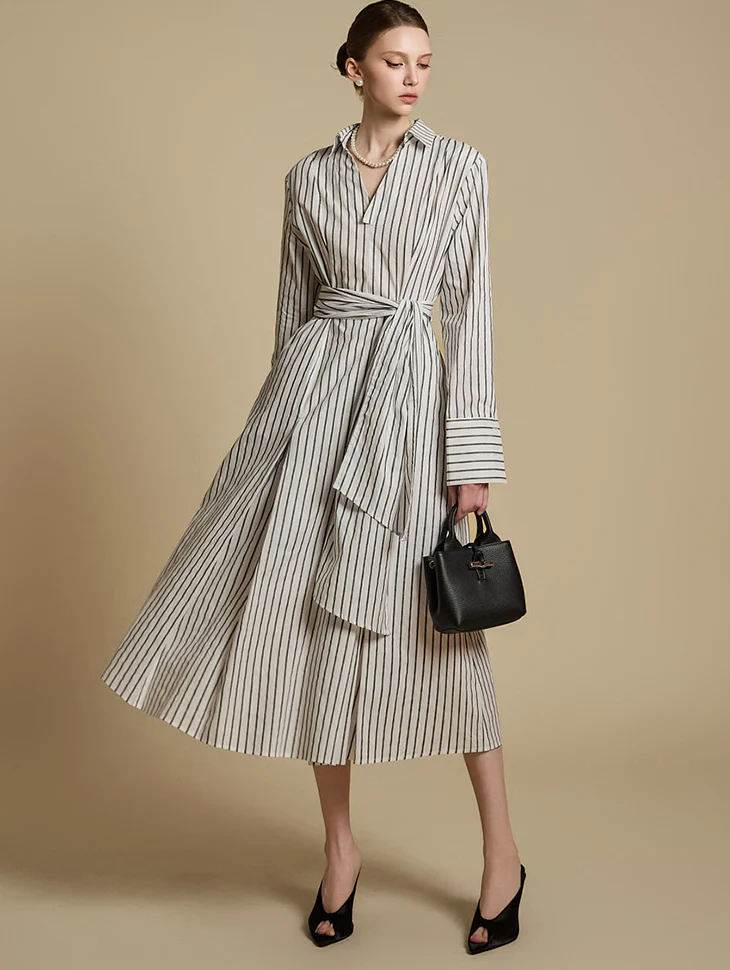 D5234 Shirt Dress with Strap