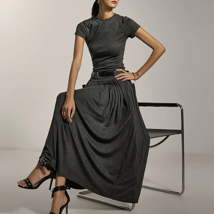 D5241 Two Piece set with Belt - Image 2