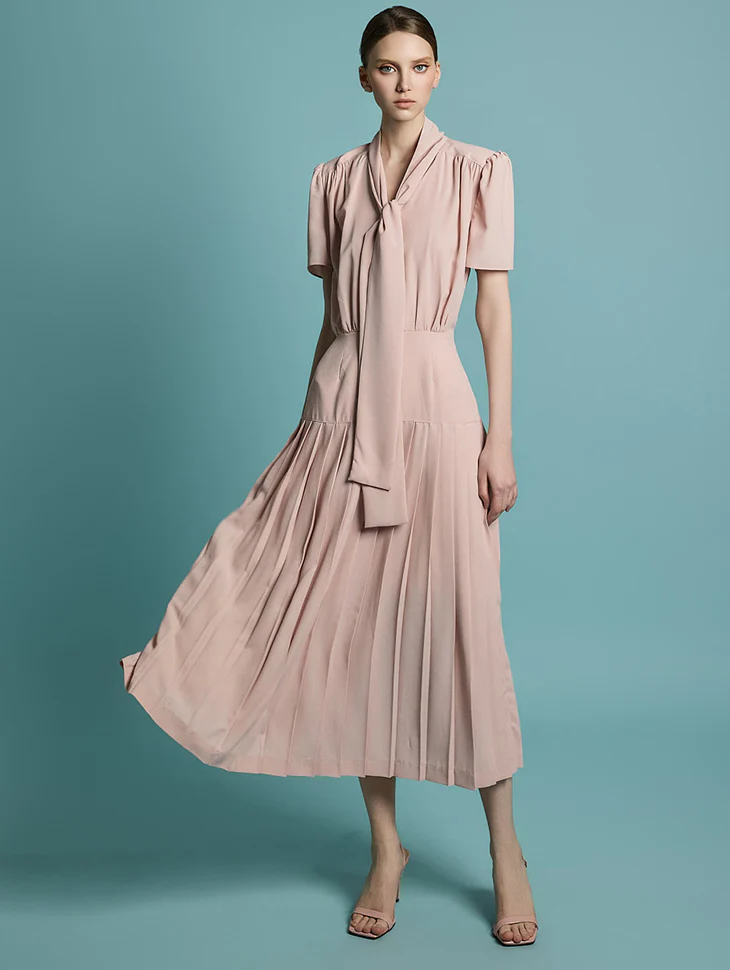 D5261 Scarf Dress