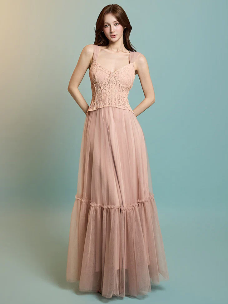 D5278 Corset Layered Dress
