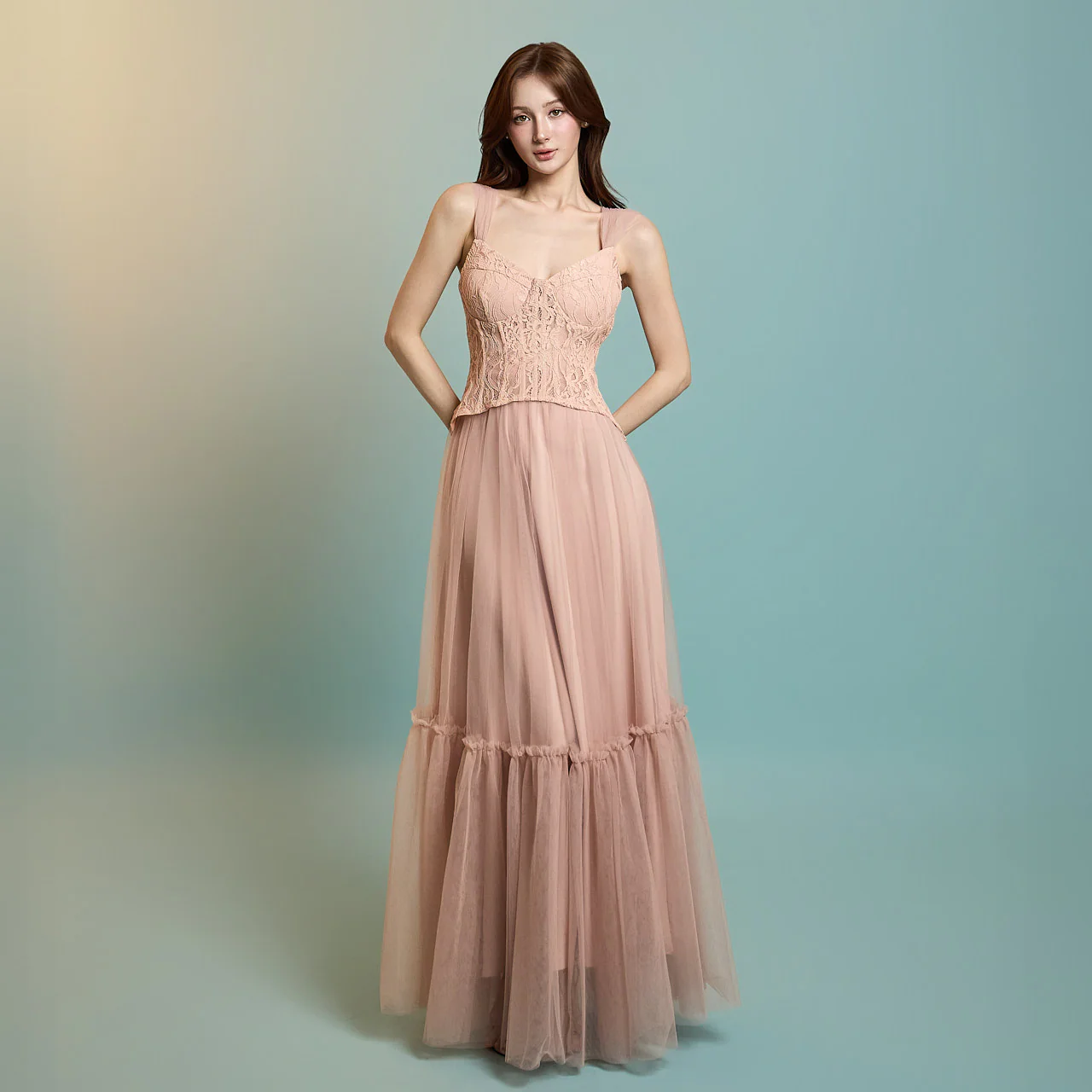 D5278 Corset Layered Dress - Image 2