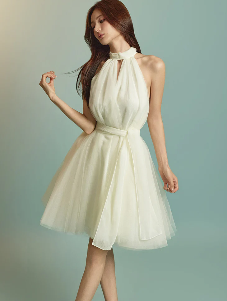 D5336 Sleeveless Dress with Strap
