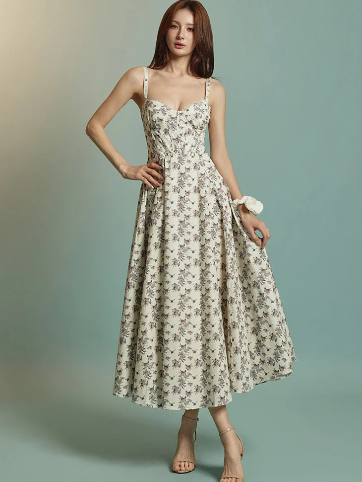 D5337 Floral Dress