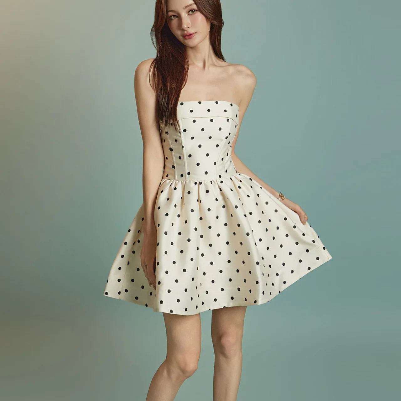 D5345 Dot Mini Dress - Image 2