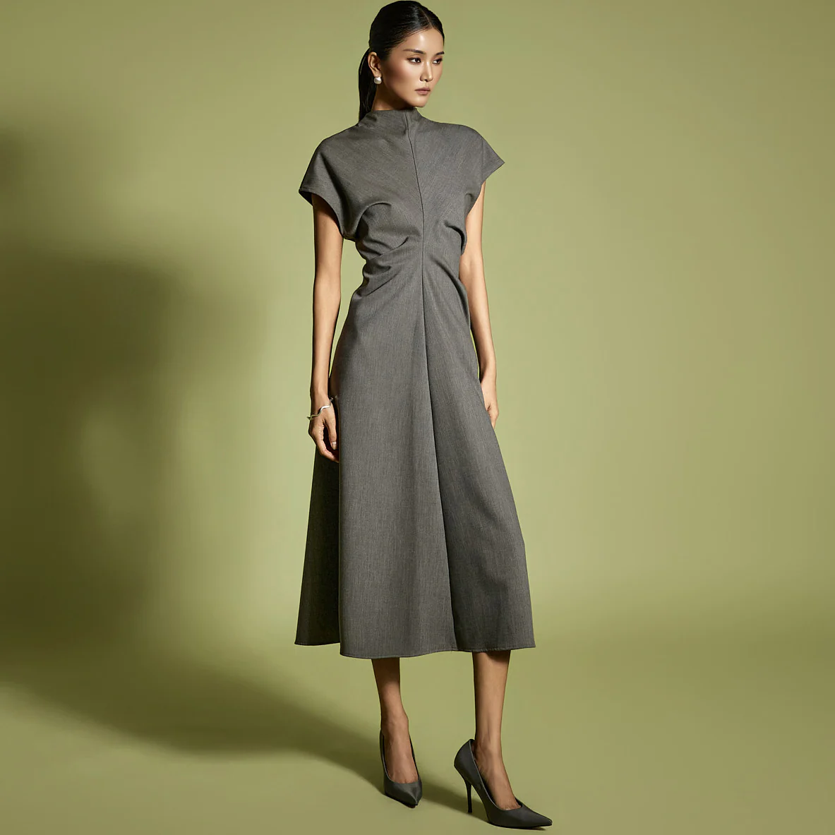 D5357 Pintuck Dress - Image 2