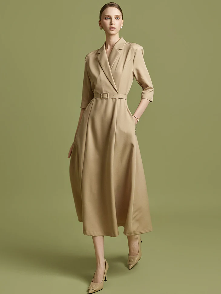 D5359 Dress with Belt